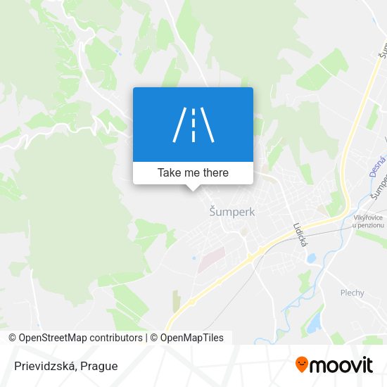 Карта Prievidzská