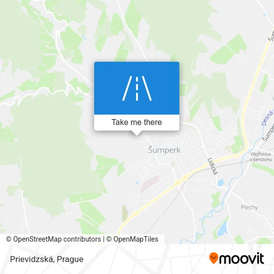 Карта Prievidzská