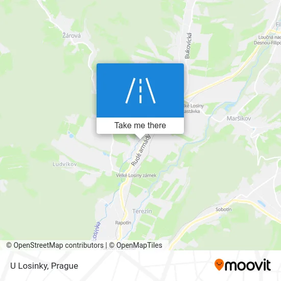 Карта U Losinky