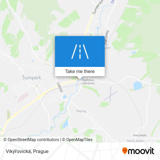 Vikýřovická map