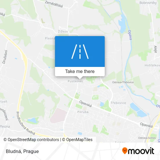 Карта Bludná