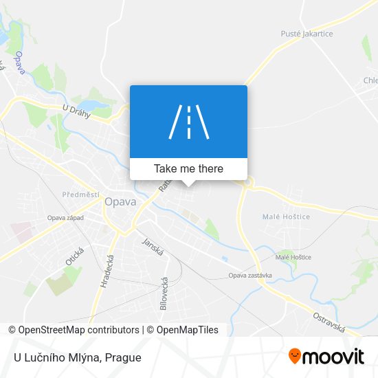 U Lučního Mlýna map