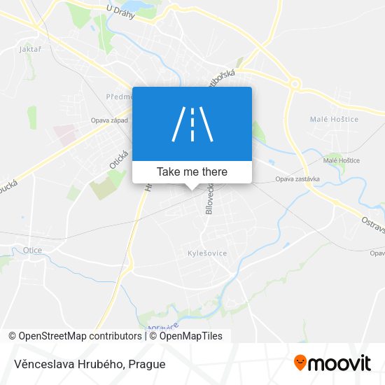 Věnceslava Hrubého map