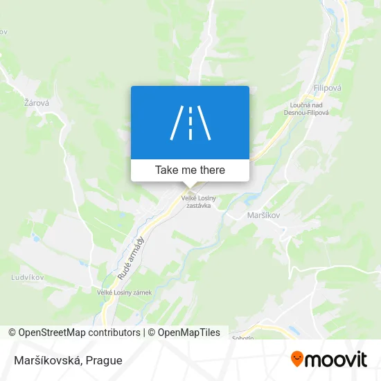Карта Maršíkovská