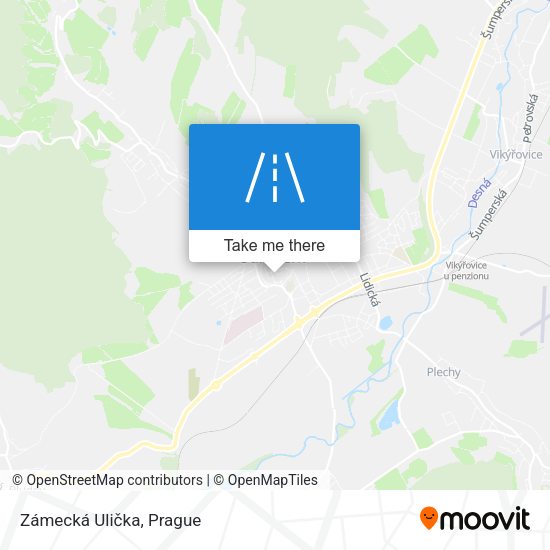 Zámecká Ulička map