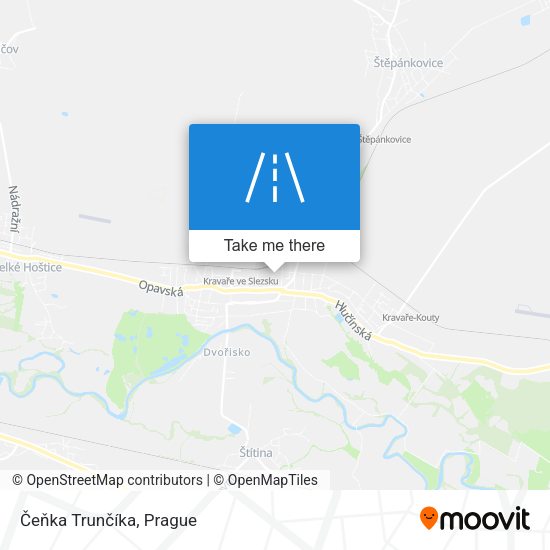 Čeňka Trunčíka map
