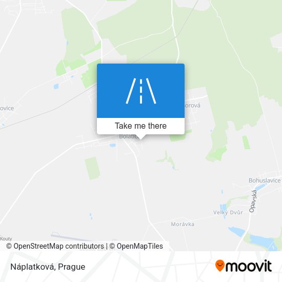 Карта Náplatková
