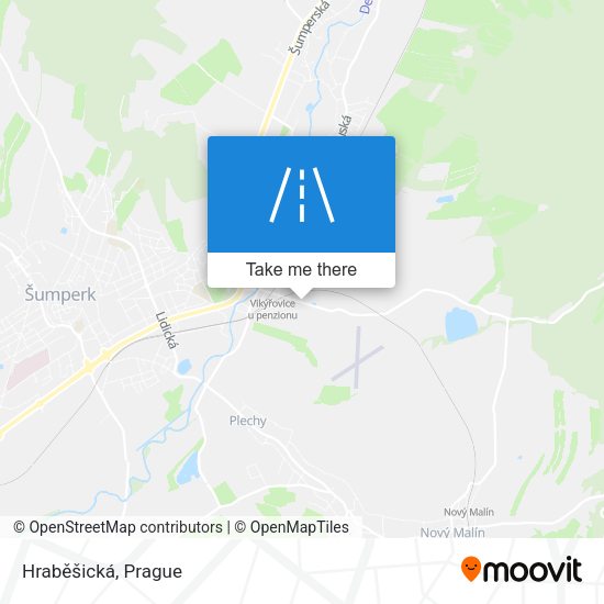 Hraběšická map