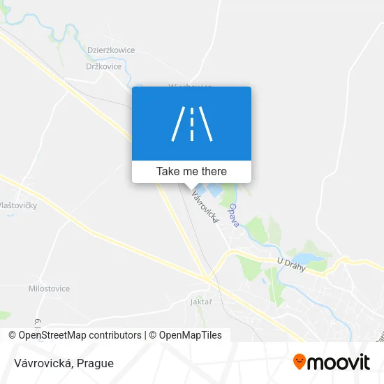 Карта Vávrovická