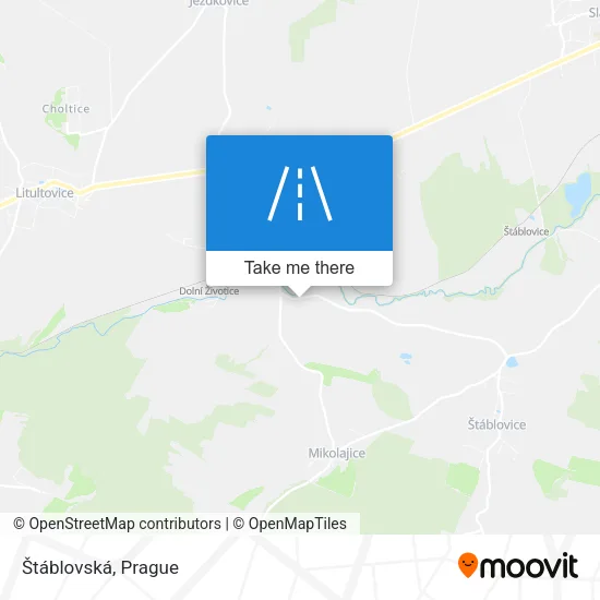 Карта Štáblovská