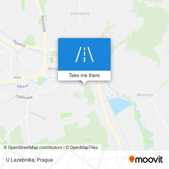 Карта U Lazebníka
