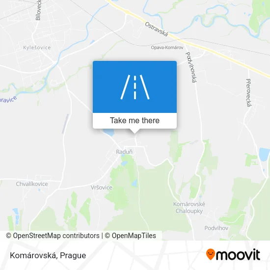 Komárovská map