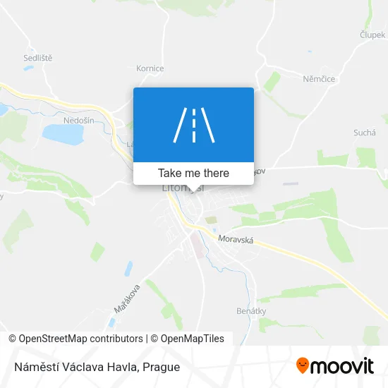 Карта Náměstí Václava Havla