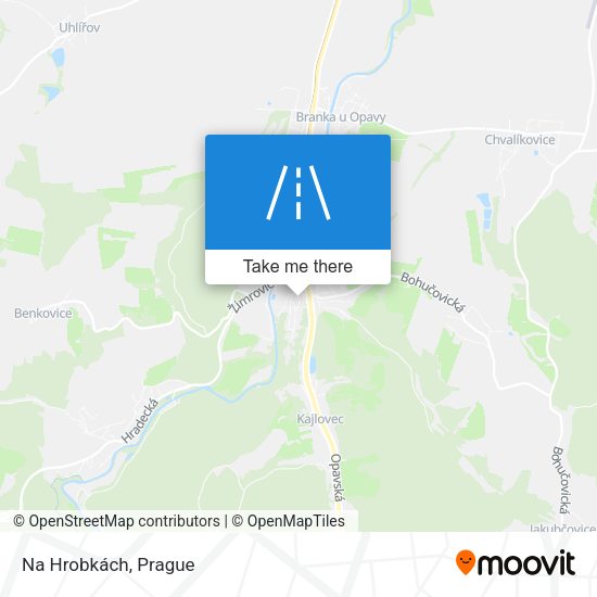 Карта Na Hrobkách