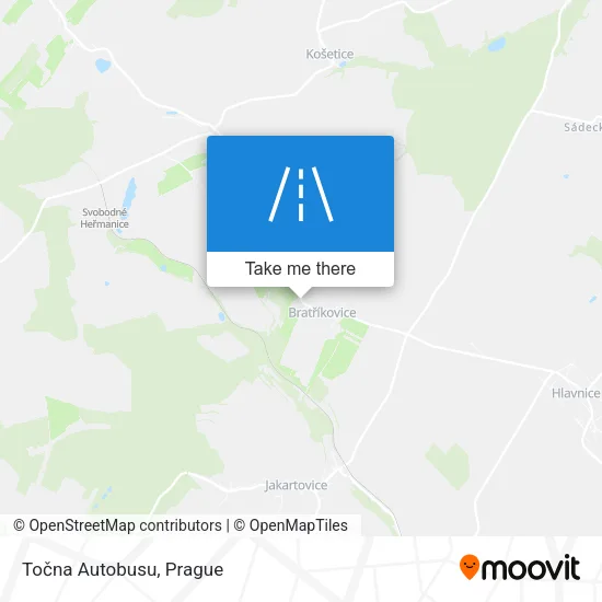 Карта Točna Autobusu