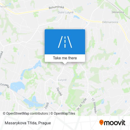 Masarykova Třída map