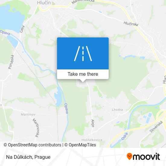 Карта Na Důlkách