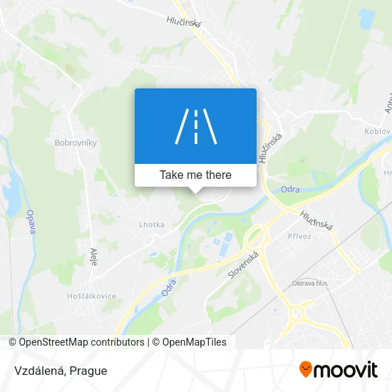 Карта Vzdálená