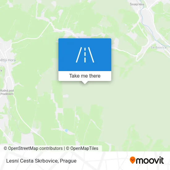 Карта Lesní Cesta Skrbovice