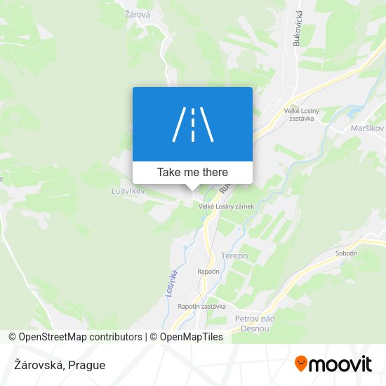 Žárovská map