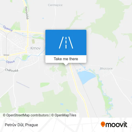 Карта Petrův Důl