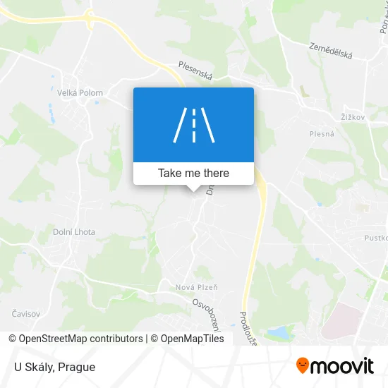 Карта U Skály