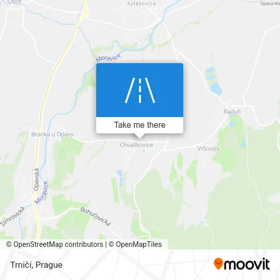 Карта Trničí