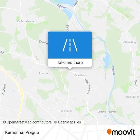 Карта Kamenná