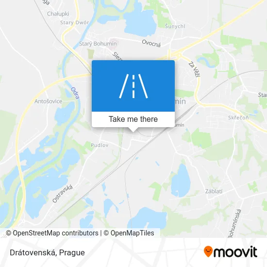 Карта Drátovenská