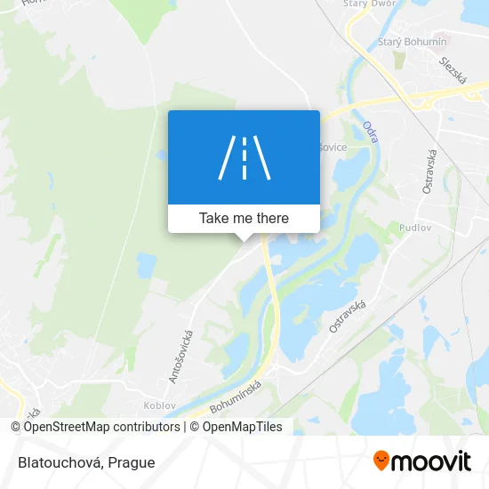 Карта Blatouchová