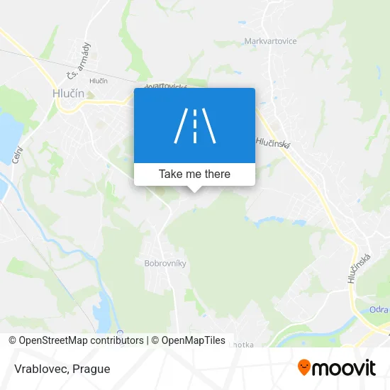 Карта Vrablovec