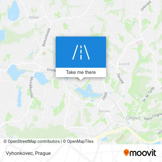 Карта Vyhonkovec