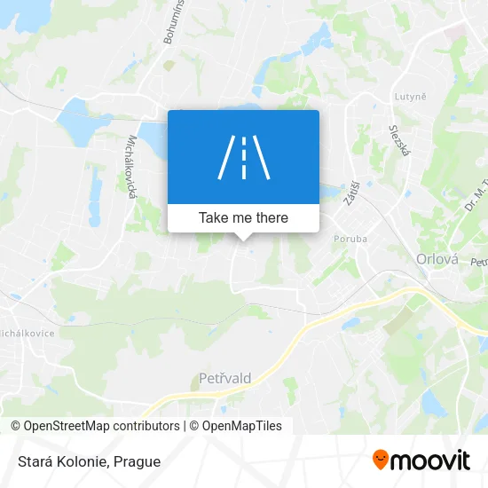 Карта Stará Kolonie