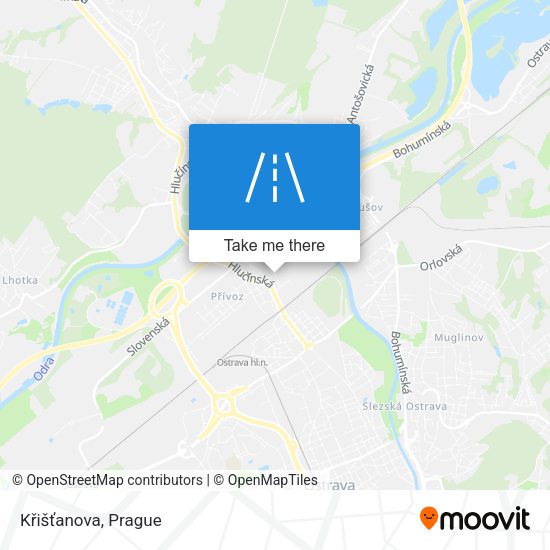 Křišťanova map