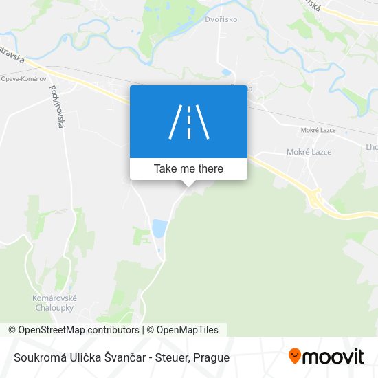 Soukromá Ulička Švančar - Steuer map