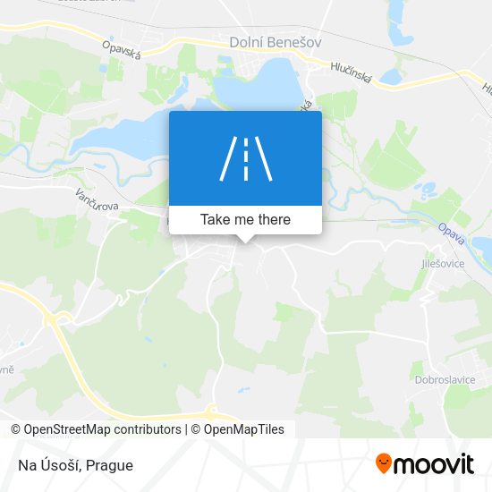 Na Úsoší map
