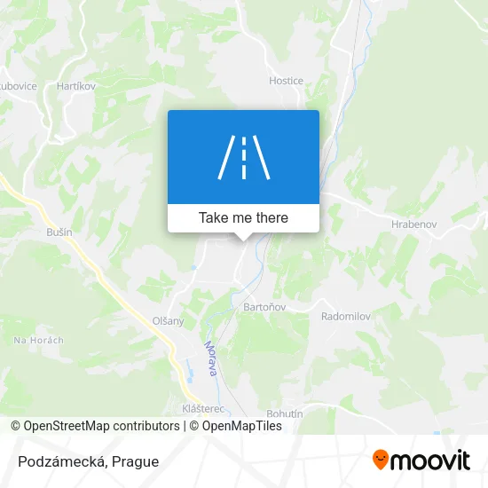 Карта Podzámecká