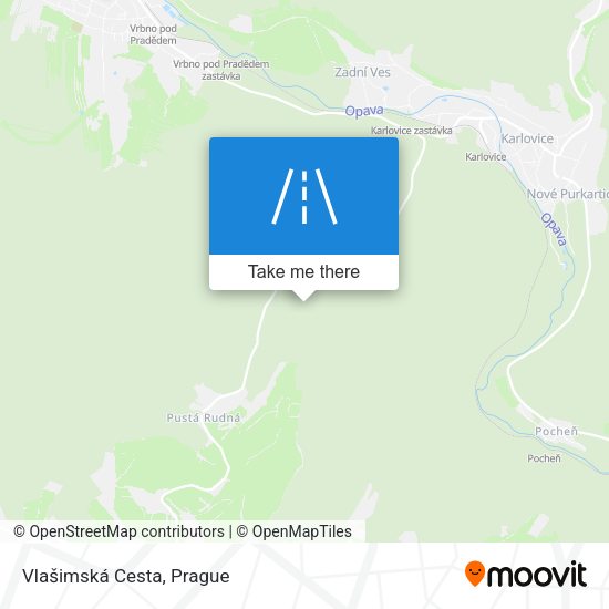 Vlašimská Cesta map