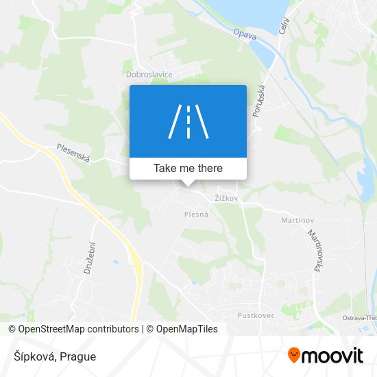 Šípková map