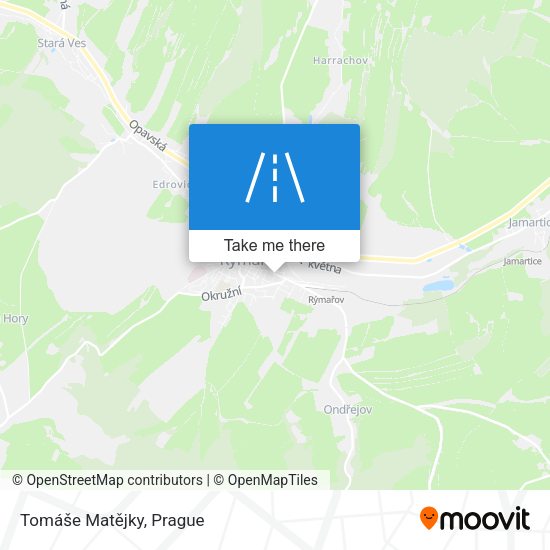 Карта Tomáše Matějky