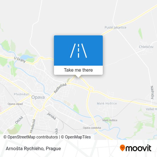 Arnošta Rychlého map