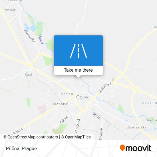 Příčná map