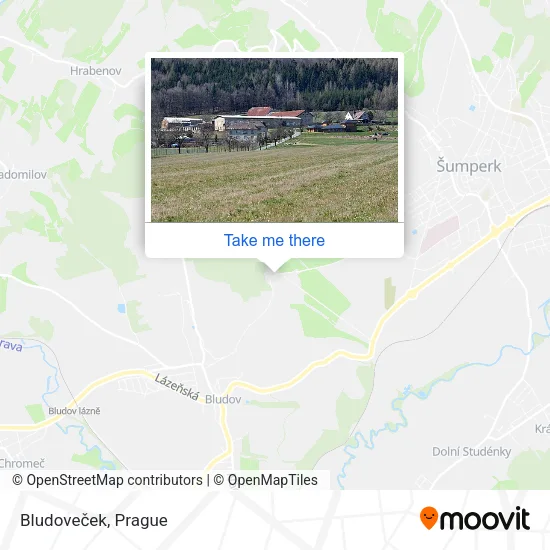 Карта Bludoveček