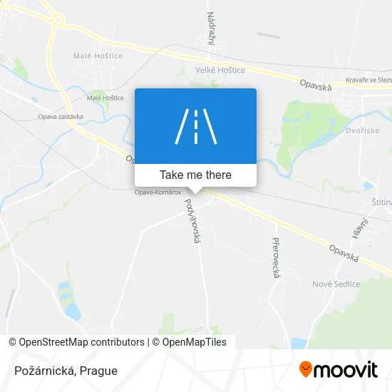 Карта Požárnická