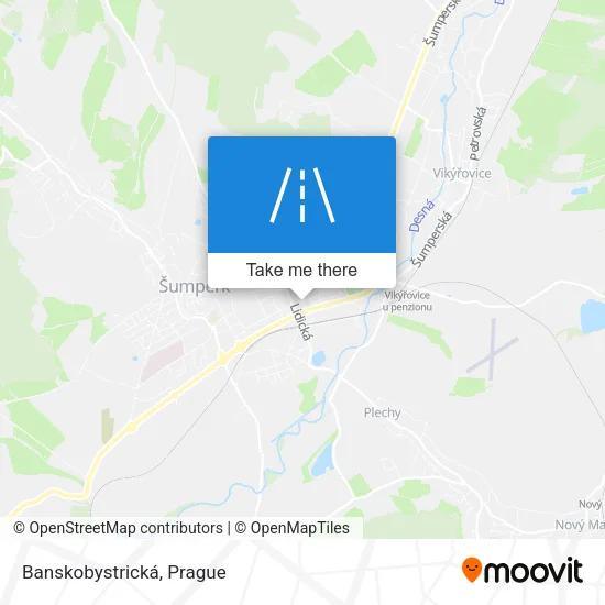 Карта Banskobystrická