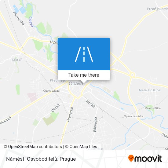 Náměstí Osvoboditelů map