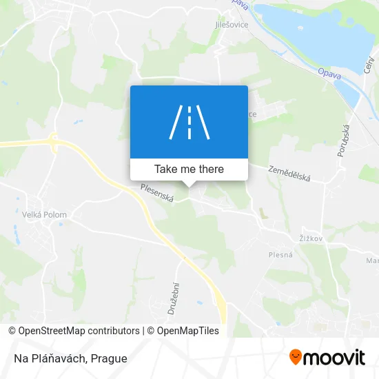Карта Na Pláňavách