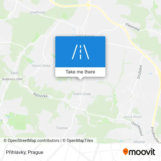 Карта Přihlávky