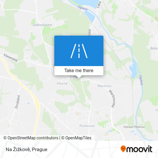 Na Žižkově map
