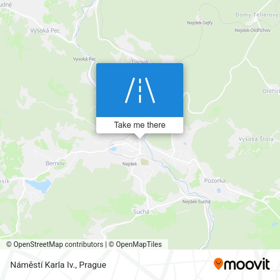 Náměstí Karla Iv. map
